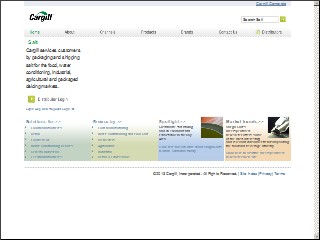 Web site www.cargillsalt.com, Cargill Salt Inc