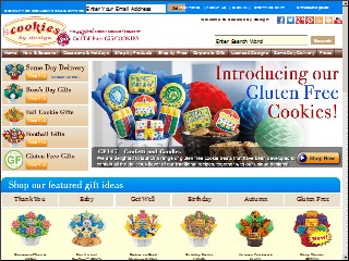 Web site www.cookiesbydesign.com, Cookies By Design