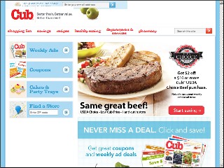 Web site https://www.cub.com/sm/pickup/rsid/6690, Cub - Bloomington Lyndale