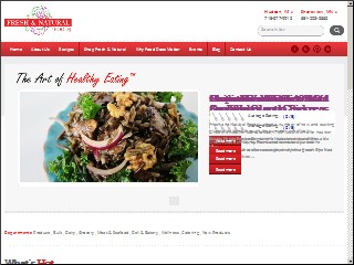 Web site www.freshandnaturalfoods.com, Fresh & Natural Foods