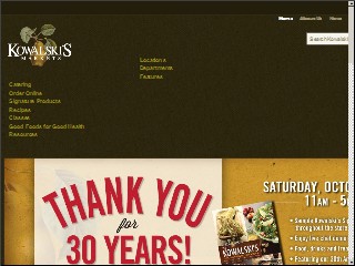 Web site www.kowalskis.com, Kowalski's Markets