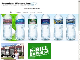 Web site www.premiumwaters.com, Premium Waters Inc